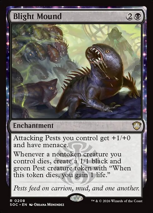 Blight Mound - Secrets of Strixhaven Commander #208