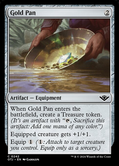 Gold Pan - Outlaws of Thunder Junction #242 Magic: The Gathering card image