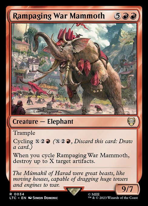 Rampaging War Mammoth - Tales of Middle-earth Commander #34