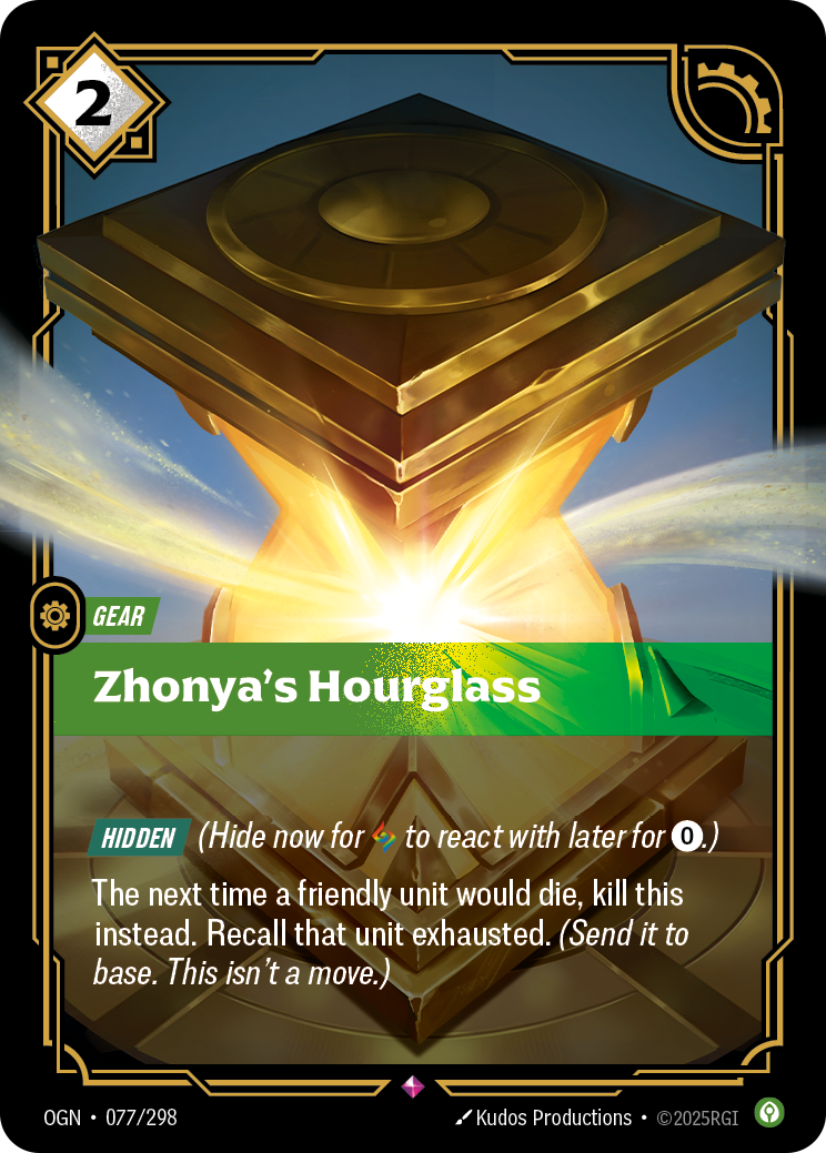 Zhonya's Hourglass Riftbound card image