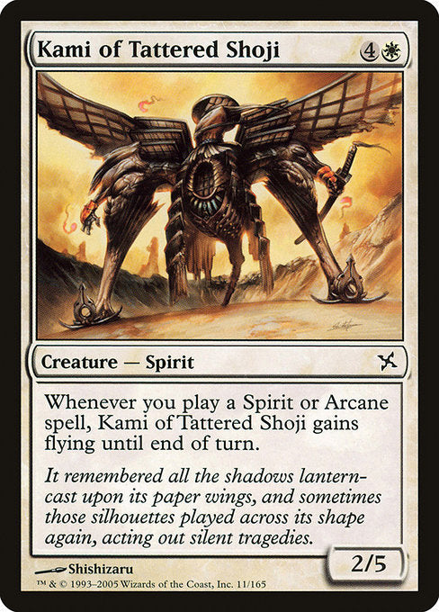 Kami of Tattered Shoji - Betrayers of Kamigawa #11