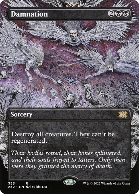 Damnation - Double Masters 2022 #353 - Near Mint - Foil