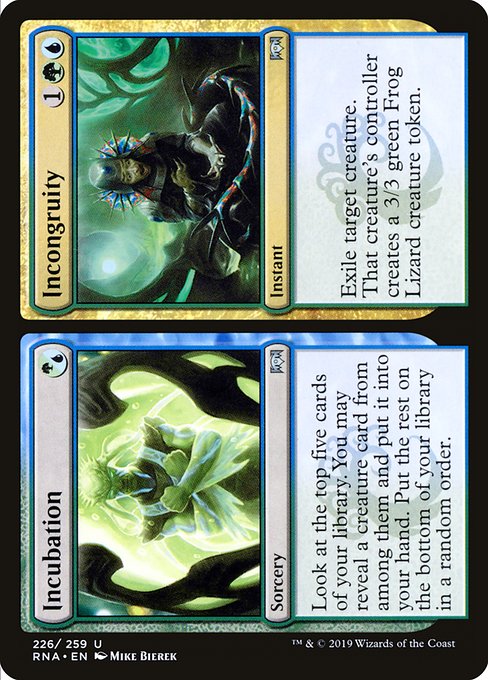 Incubation // Incongruity - Ravnica Allegiance #226