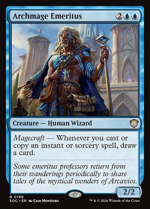 Archmage Emeritus - Secrets of Strixhaven Commander #188