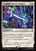 SOLDIER Military Program Final Fantasy Commander Magic: The Gathering card image