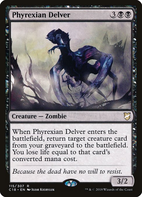 Phyrexian Delver - Commander 2018 #115