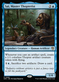 Sai, Master Thopterist Aetherdrift Commander Magic: The Gathering card image