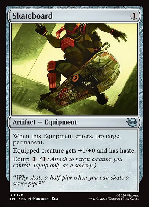 Skateboard Teenage Mutant Ninja Turtles Magic: The Gathering card image