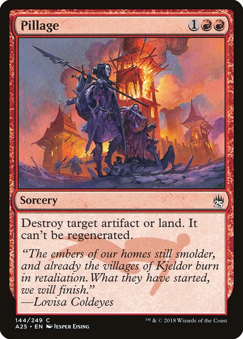 Pillage - Masters 25 #144