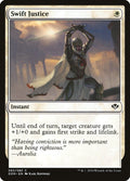 Swift Justice - Duel Decks: Speed vs. Cunning #62 Magic: The Gathering card image