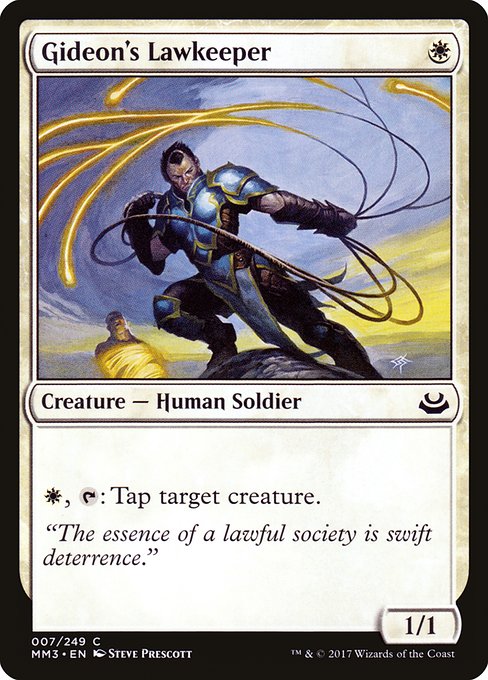 Gideon's Lawkeeper - Modern Masters 2017 #7