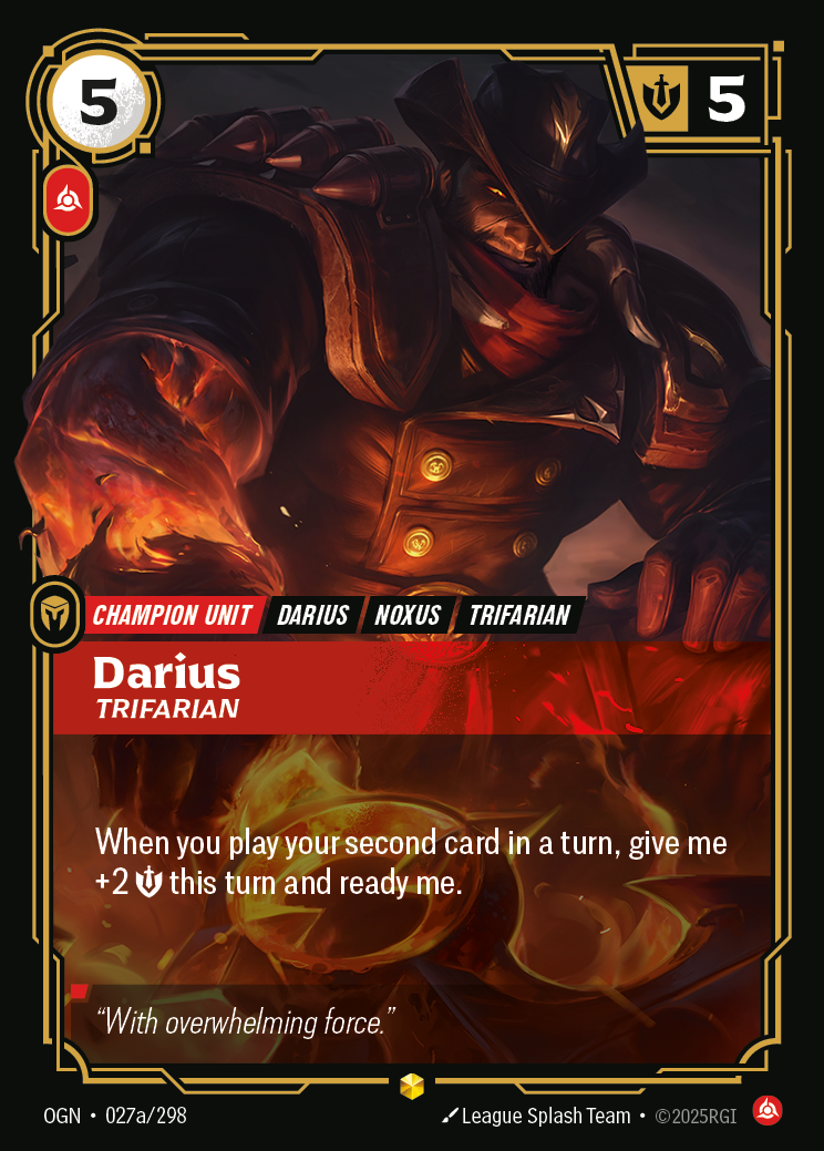 Darius, Trifarian Riftbound card image