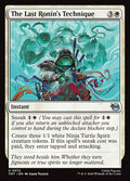 The Last Ronin's Technique Teenage Mutant Ninja Turtles Magic: The Gathering card image