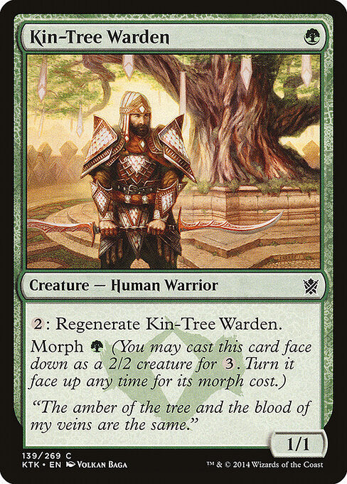 Kin-Tree Warden Khans of Tarkir Magic: The Gathering card image