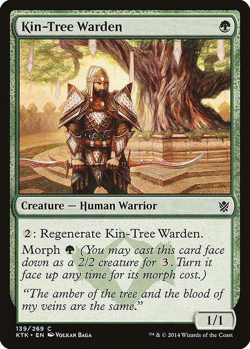 Kin-Tree Warden - Khans of Tarkir #139 Magic: The Gathering card image