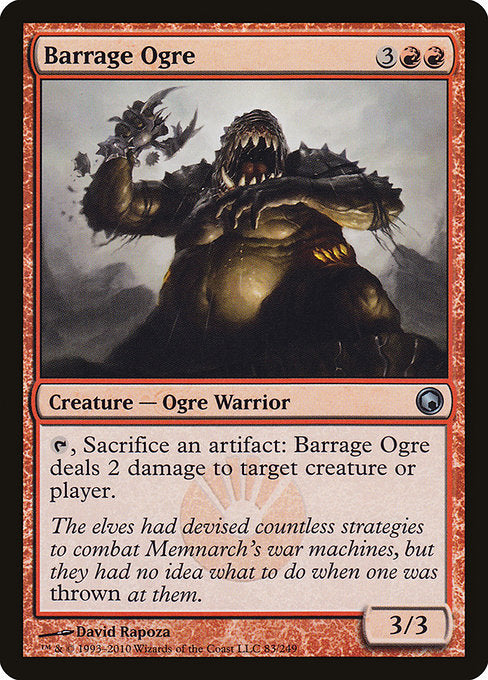 Barrage Ogre - Scars of Mirrodin #83