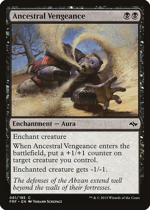 Ancestral Vengeance - Fate Reforged #61 Magic: The Gathering card image