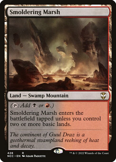 Smoldering Marsh - New Capenna Commander #428