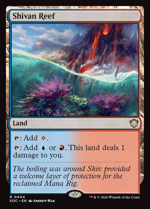Shivan Reef - Secrets of Strixhaven Commander #404