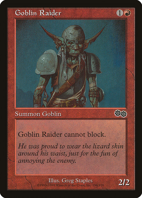Goblin Raider - Urza's Saga #194