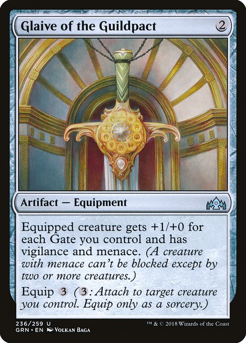 Glaive of the Guildpact - Guilds of Ravnica #236 Magic: The Gathering card image
