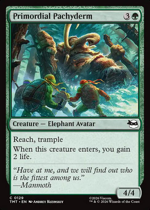 Primordial Pachyderm - Teenage Mutant Ninja Turtles #129