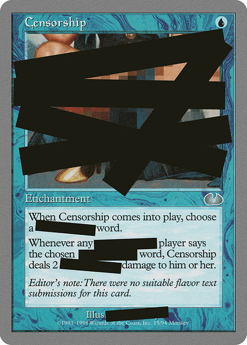 Censorship - Unglued #15