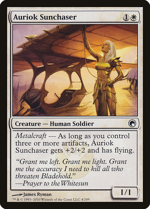 Auriok Sunchaser Scars of Mirrodin Magic: The Gathering card image