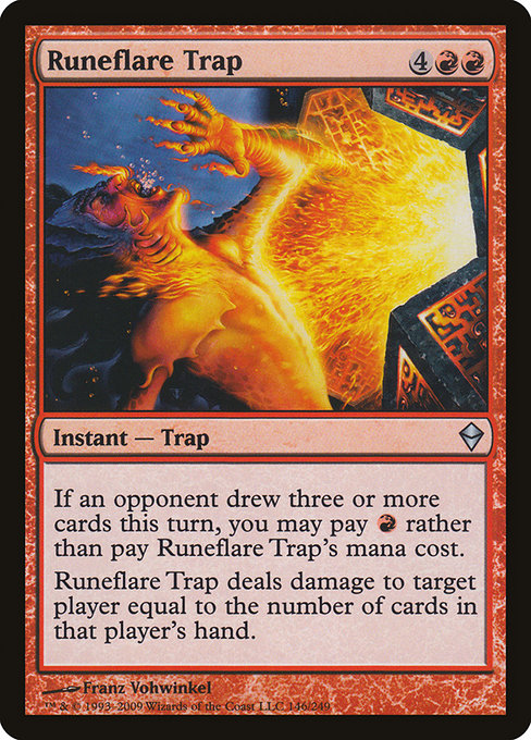 Runeflare Trap - Zendikar #146