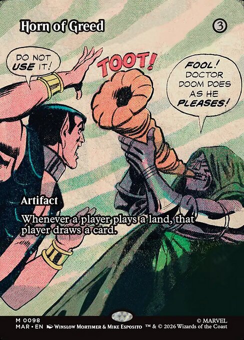 Horn of Greed - Marvel Universe #98