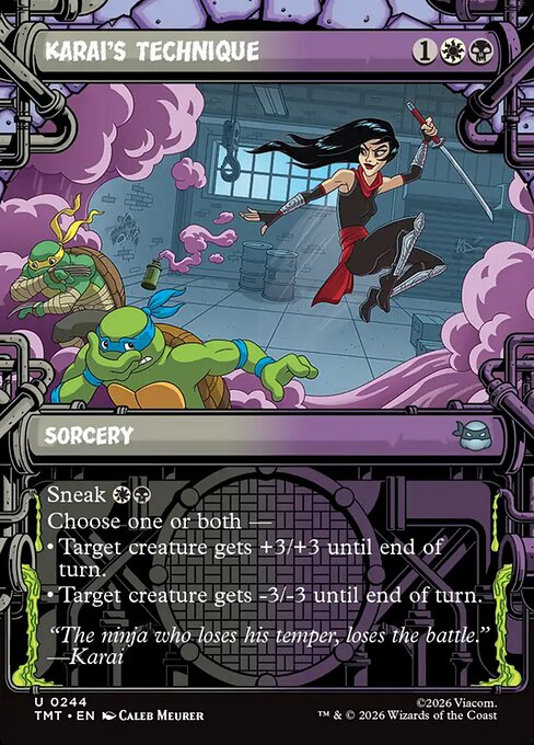 Karai's Technique - Teenage Mutant Ninja Turtles #244
