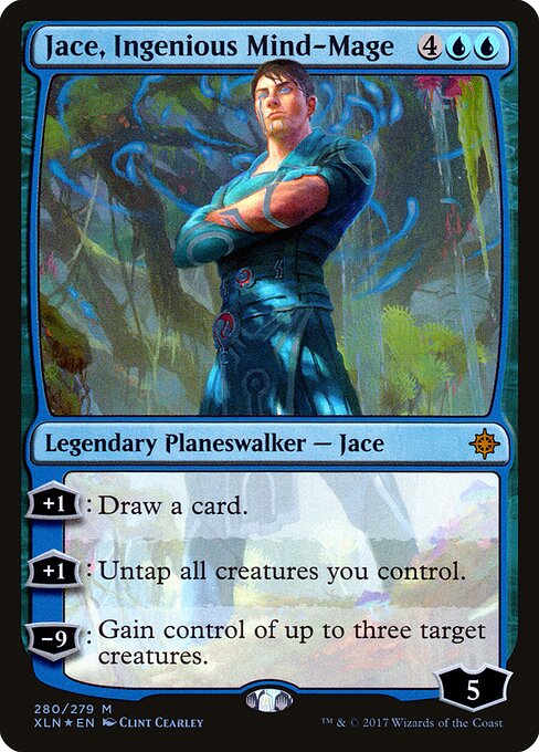 Jace, Ingenious Mind-Mage Ixalan Magic: The Gathering card image