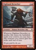 Highland Berserker Zendikar Magic: The Gathering card image