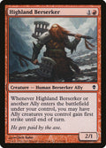 Highland Berserker - Zendikar #132 Magic: The Gathering card image