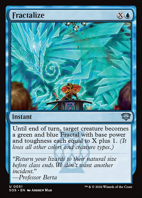 Fractalize - Secrets of Strixhaven #51 Magic: The Gathering card image