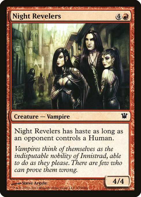 Night Revelers Innistrad Magic: The Gathering card image