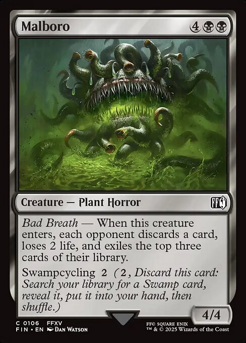 Malboro Final Fantasy Magic: The Gathering card image