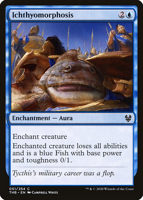 Ichthyomorphosis - Theros Beyond Death #51 Magic: The Gathering card image
