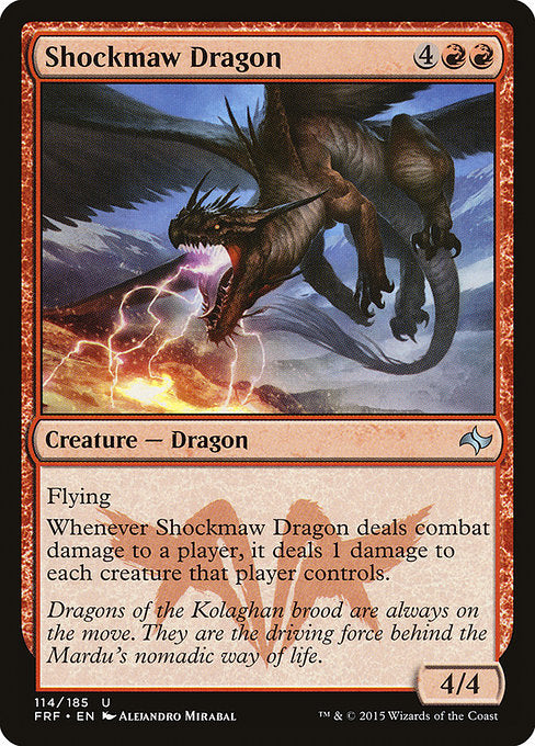 Shockmaw Dragon - Fate Reforged #114