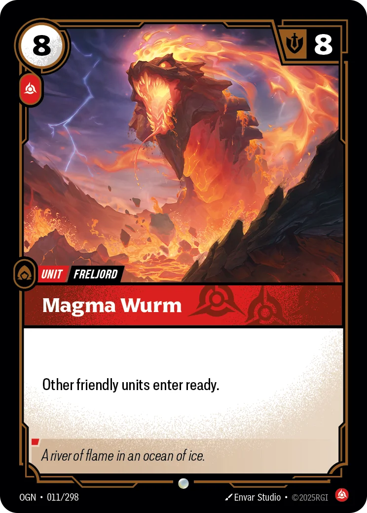 Magma Wurm Riftbound card image