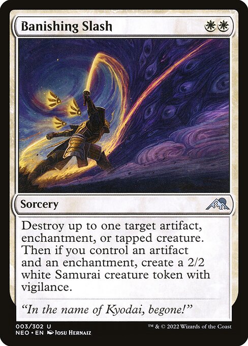 Banishing Slash - Kamigawa: Neon Dynasty #3