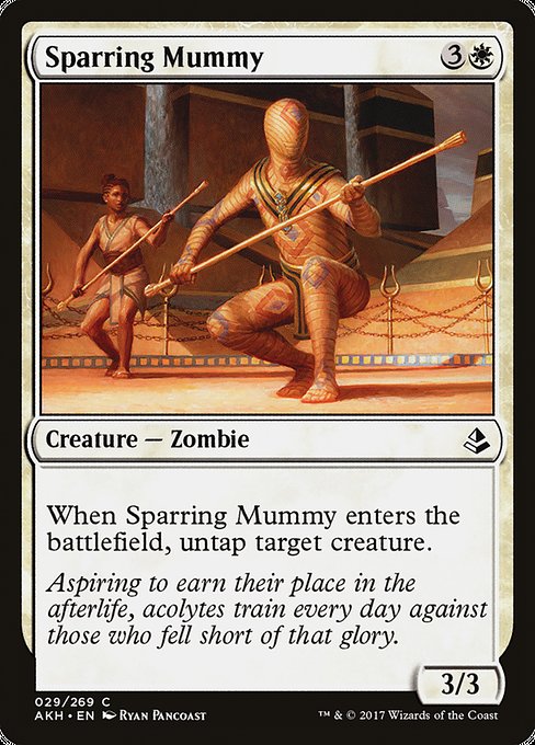 Sparring Mummy - Amonkhet #29 Magic: The Gathering card image