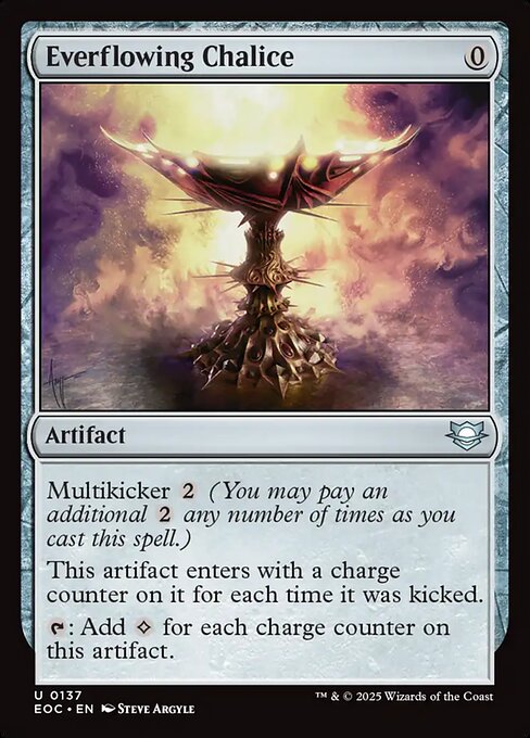 Everflowing Chalice - Edge of Eternities Commander #137