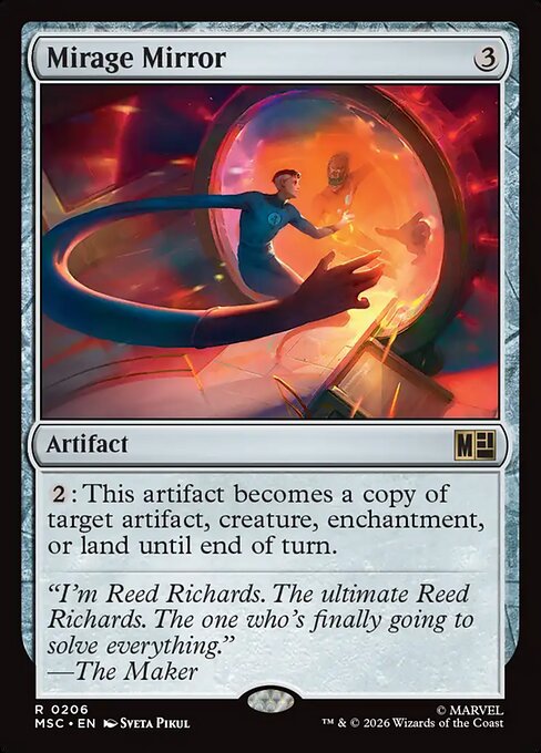 Mirage Mirror Marvel Super Heroes Commander Magic: The Gathering card image