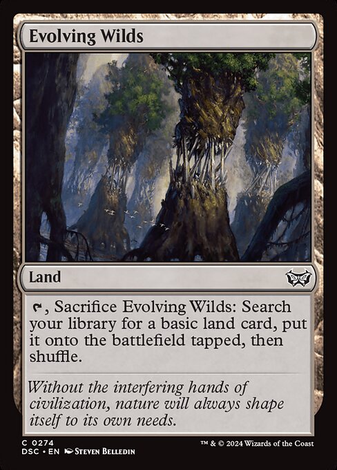 Evolving Wilds - Duskmourn: House of Horror Commander #274