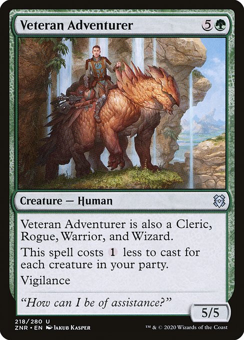Veteran Adventurer - Zendikar Rising #218