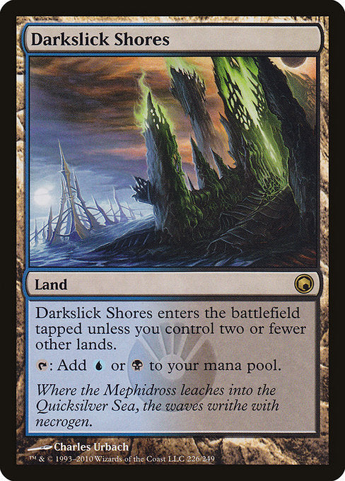 Darkslick Shores - Scars of Mirrodin #226