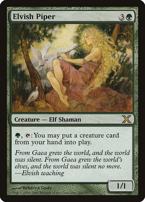 Elvish Piper - Tenth Edition #262