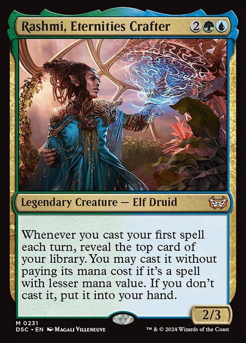 Rashmi, Eternities Crafter - Duskmourn: House of Horror Commander #231 Magic: The Gathering card image