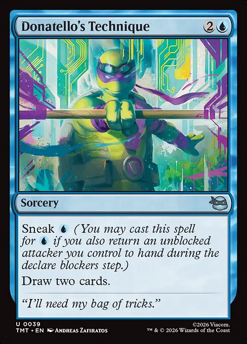 Donatello's Technique - Teenage Mutant Ninja Turtles #39 Magic: The Gathering card image